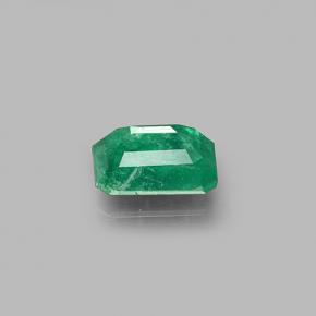 Esmeralda verde natural de 0,71 ct, corte esmeralda, I1