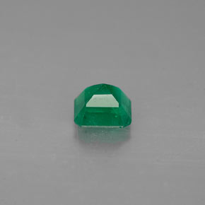 Esmeralda verde natural de 0,47 ct, corte esmeralda, I1
