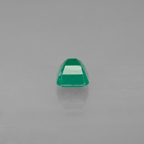Esmeralda verde natural de 0,48 ct, corte esmeralda, I1