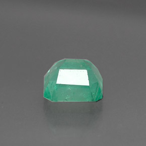 Esmeralda verde natural de 0,98 ct, corte esmeralda, I1