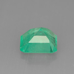 Esmeralda verde natural de 1,26 ct, corte esmeralda, SI-I1