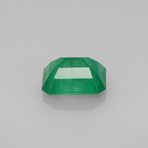 Esmeralda verde natural de 1,42 ct, corte esmeralda, I1