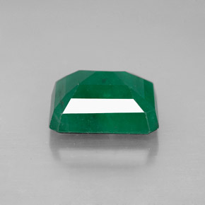 Esmeralda verde natural de 4,16 ct, corte esmeralda, SI-I1