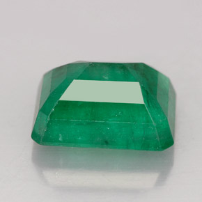 Esmeralda verde natural de 4,52 ct, corte esmeralda, SI-I1