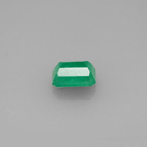 Esmeralda verde natural de 0,71 ct, corte esmeralda, SI-I1