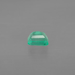 Esmeralda Verde natural de 0.47 ct, corte esmeralda, SI-I1