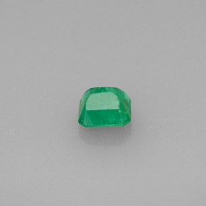 Esmeralda verde natural de 0,48 ct, corte esmeralda, SI-I1