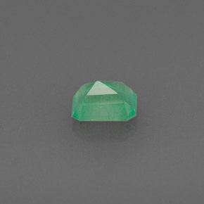 Esmeralda Verde natural de 0.42 ct, corte esmeralda, SI-I1