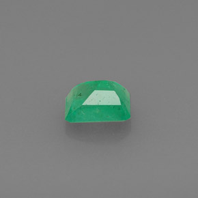 Esmeralda verde natural de 0,47 ct, corte esmeralda, SI-I1
