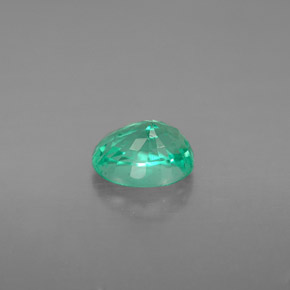 Esmeralda verde natural de 1,20 ct, corte óvalo, SI-I1