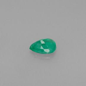 Esmeralda Verde natural de 0.25 ct, En forma de pera, SI