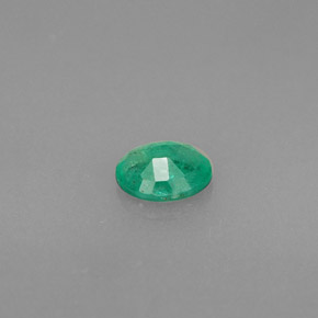 Esmeralda verde natural de 0,32 ct, corte óvalo, SI
