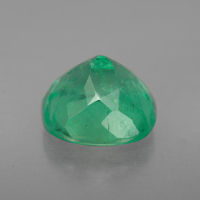 Esmeralda verde natural de 3,30 ct, corte cojín, VS-SI
