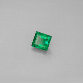 Esmeralda verde natural de 0,40 ct, baguette, VS-SI