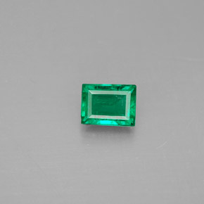 Esmeralda verde natural de 0,30 ct, baguette, VS-SI
