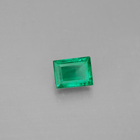 Esmeralda verde natural de 0,30 ct, baguette, VS-SI