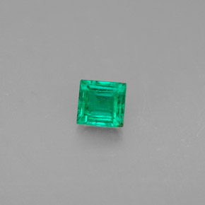 Esmeralda Verde natural de 0.28 ct, Cuadrado, VS