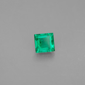 Esmeralda Verde natural de 0.28 ct, Cuadrado, VS