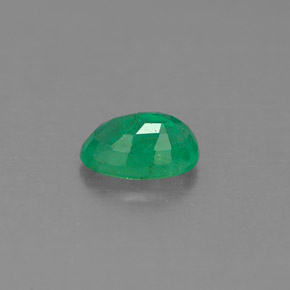 Esmeralda verde natural de 0,49 ct, corte óvalo, SI-I1