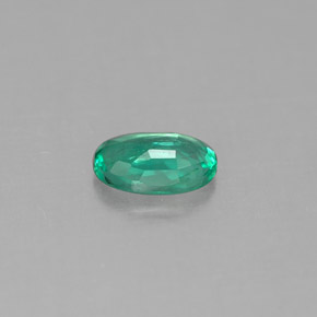 Esmeralda verde natural de 0,39 ct, corte óvalo, SI-I1