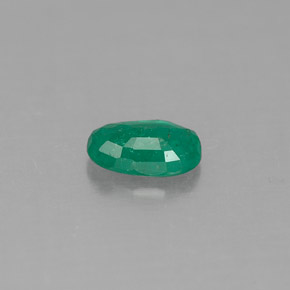 Esmeralda verde natural de 0,41 ct, corte óvalo, SI-I1