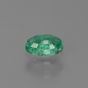 Esmeralda verde natural de 0,49 ct, corte óvalo, SI-I1