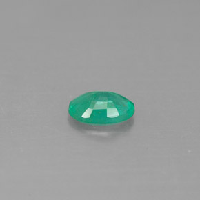 Esmeralda verde natural de 0,35 ct, corte óvalo, SI-I1