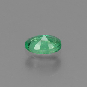 Esmeralda verde natural de 0,38 ct, corte óvalo, SI-I1