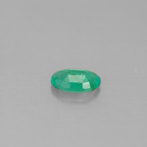 Esmeralda verde natural de 0,38 ct, corte óvalo, SI-I1