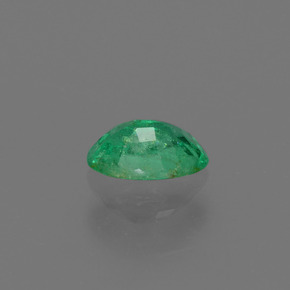 Esmeralda verde natural de 0,41 ct, corte óvalo, SI-I1