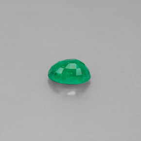Esmeralda verde natural de 0,51 ct, corte óvalo, SI-I1