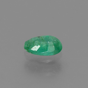 Esmeralda verde natural de 0,45 ct, corte óvalo, SI-I1