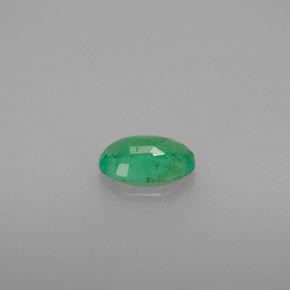 Esmeralda verde natural de 0,42 ct, corte óvalo, SI-I1