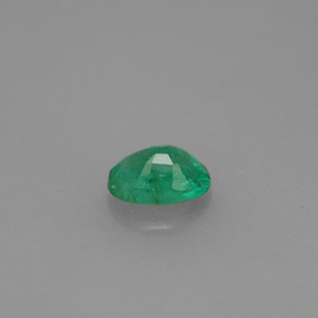 Esmeralda verde natural de 0,51 ct, corte óvalo, SI