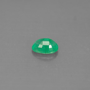 Esmeralda verde natural de 0,49 ct, corte óvalo, SI-I1