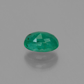 Esmeralda verde natural de 0,51 ct, corte óvalo, SI-I1