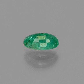 Esmeralda verde natural de 0,43 ct, corte óvalo, SI-I1