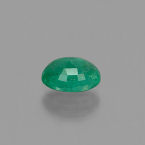 Esmeralda verde natural de 0,46 ct, corte óvalo, SI