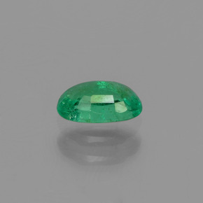 Esmeralda verde natural de 0,46 ct, corte óvalo, SI