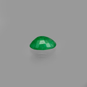 Esmeralda Verde natural de 0.38 ct, Corte Óvalo, SI
