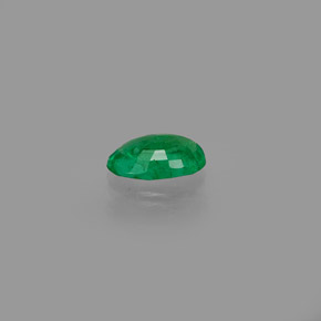 Esmeralda verde natural de 0,40 ct, corte óvalo, SI