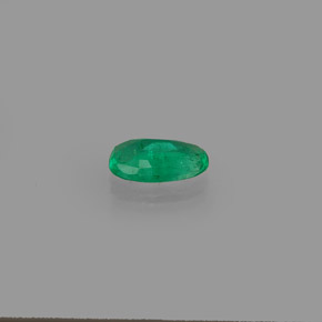Esmeralda verde natural de 0,38 ct, corte óvalo, SI