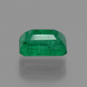 Esmeralda verde natural de 0,60 ct, corte esmeralda, SI-I1