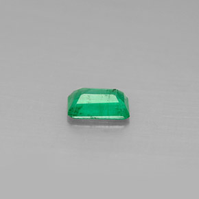 Esmeralda verde natural de 0,41 ct, corte esmeralda, SI