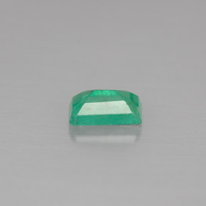 Esmeralda verde natural de 0,51 ct, corte esmeralda, SI-I1
