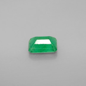 Esmeralda verde natural de 0,99 ct, corte esmeralda, VS-SI