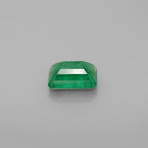 Esmeralda verde natural de 0,92 ct, corte esmeralda, VS-SI