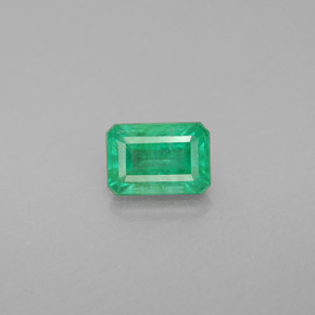 Esmeralda verde natural de 1,03 ct, corte esmeralda, SI