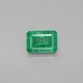 Esmeralda verde natural de 1,03 ct, corte esmeralda, SI