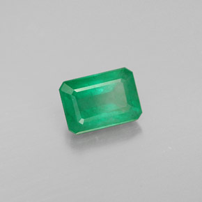 Esmeralda verde natural de 1,01 ct, corte esmeralda, VS-SI